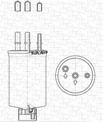 MAGNETI MARELLI 213908566000 -  Топливный фильтр